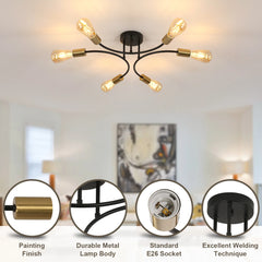 Industrial Sputnik Chandelier