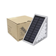 LED Solar Fence & Deck Lights – Outdoor Waterproof Step, Stair, and Garden Lighting