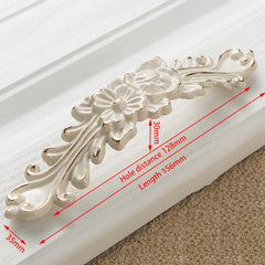 KAK Ivory White Zinc Alloy Cabinet Handles – European Style Drawer & Door Pulls