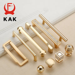 KAK Ivory White Zinc Alloy Cabinet Handles – European Style Drawer & Door Pulls