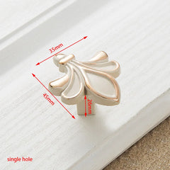 KAK Ivory White Zinc Alloy Cabinet Handles – European Style Drawer & Door Pulls