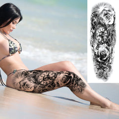 Full Arm Temporary Tattoo Sleeves for Men & Women – Realistic Fake Tattoos