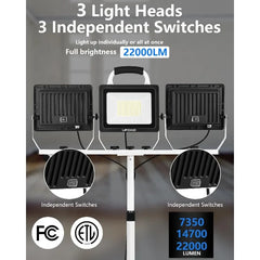 22,000 Lumen LED Work Light with Stand