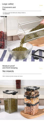 Airtight Transparent Food Storage Containers