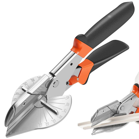 Adjustable Angle Miter Cutter – 45°–135° Hand Shear for PVC, Wire Duct, Hose