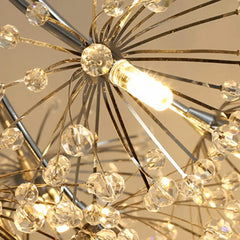 Modern Dandelion Crystal LED Wall Sconce – Firework Light Fixture