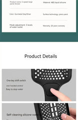 Adjustable Shower Head 3 Mode Rainfall Shower High Pressure Water Saving