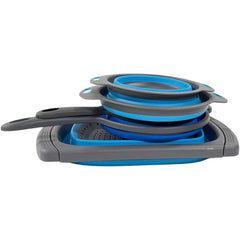 5-Pack Collapsible Silicone Colander Set