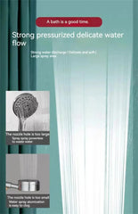 Adjustable Shower Head 3 Mode Rainfall Shower High Pressure Water Saving