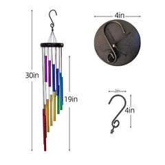 12-Tube Musical Wind Chime with Bells