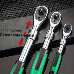 Socket Sleeve Wrench Set – 1/4", 3/8", 1/2" Ratchet Wrench Tool Kit