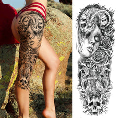 Full Arm Temporary Tattoo Sleeves for Men & Women – Realistic Fake Tattoos