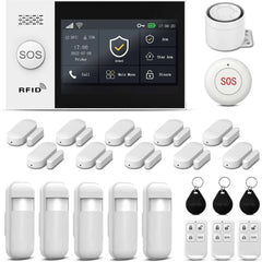 Wireless GSM WiFi Home Security Alarm