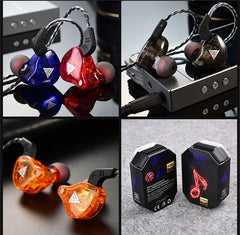 Original QKZ AK6 Copper Driver HiFi Wired Earphone Bass Stereo