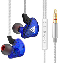 Original QKZ AK6 Copper Driver HiFi Wired Earphone Bass Stereo