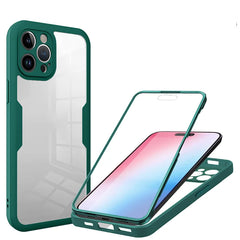 360 Full Body Screen Protector Transparent Case For Samsung Galaxy A10S A12 A13 A14 A15 A16 Double Sided Shockproof Phone Cover
