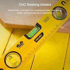 Deli High Precision Magnetic Spirit Level Ruler – Rustproof Horizontal Bubble Level