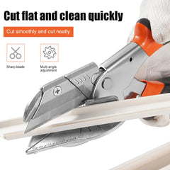 Adjustable Angle Miter Cutter – 45°–135° Hand Shear for PVC, Wire Duct, Hose