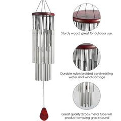 Copper Antique Wind Chimes – Outdoor Yard & Garden Tubes with Bells