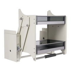 2-Tier Pull-Down Kitchen Cabinet Rack