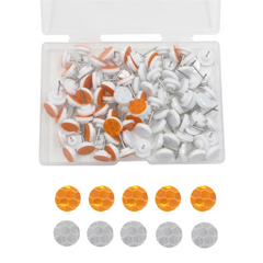 100Pcs Reflective Tacks For Trail Marking