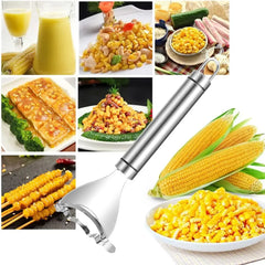 Stainless Steel Corn Peeler Serrated Corn Stripper Cutter