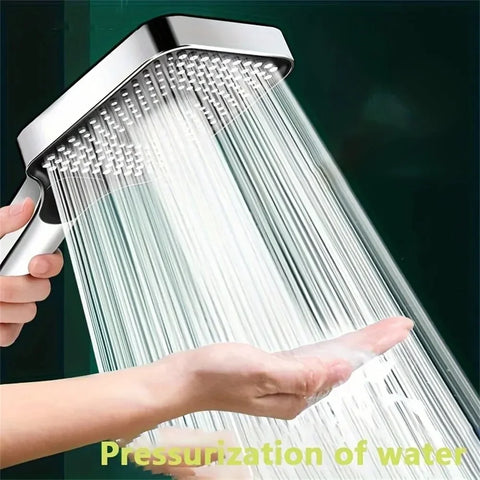 Adjustable Shower Head 3 Mode Rainfall Shower High Pressure Water Saving