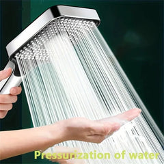 Adjustable Shower Head 3 Mode Rainfall Shower High Pressure Water Saving