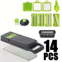 14/16pcs Multifunctional Vegetable Slicer Food Grade