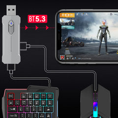 5-in-1 Bluetooth 5.3 Mouse & Keyboard Adapter for Gaming