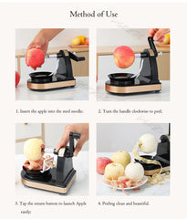 Apple Peeler Multi-functional Fruit Peeling Machine Automatic Peelers Pear Peeling Vegetable Potato Cutter Slicer