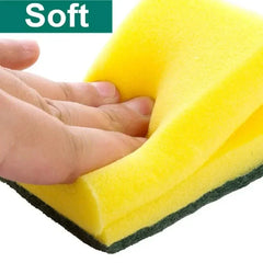 Highly absorbent double-sided sponge
