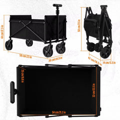Foldable Garden Wagon Cart, or Shopping Utility