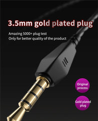 Original QKZ AK6 Copper Driver HiFi Wired Earphone Bass Stereo