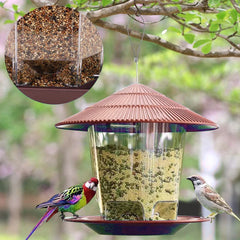 Window Wild Bird Feeder House – Transparent Plastic, Hanging