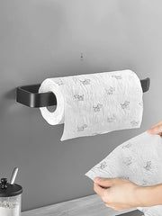 Kitchen Paper Towel Holder Adhesive Hanger Accessories