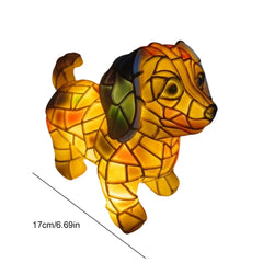 Dog Series Resin Table Lamp
