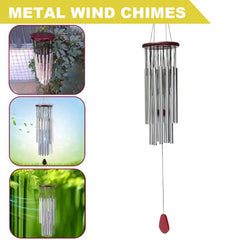 Copper Antique Wind Chimes – Outdoor Yard & Garden Tubes with Bells