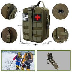 Tactical Survival First Aid Kit – Molle Emergency Trauma Bag