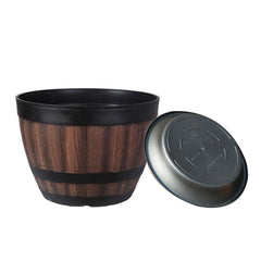 Large Capacity Bucket-Style Retro Flower Pot – Home & Garden Planter