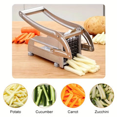 Multifunction Potato Cutter Stainless Steel Cut Fast Cutting With 2 Blades