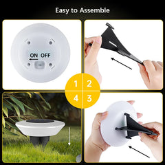 1/4PCS Solar Outdoor Lawn Lights
