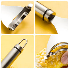 Stainless Steel Corn Peeler Serrated Corn Stripper Cutter