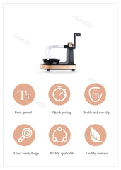 Apple Peeler Multi-functional Fruit Peeling Machine Automatic Peelers Pear Peeling Vegetable Potato Cutter Slicer