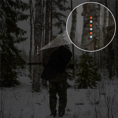 100Pcs Reflective Tacks For Trail Marking