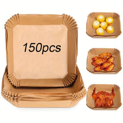 50/100pcs  Air Fryer Disposable Paper Liners Non-stick Parchment Paper For Frying Baking Cooking Roasting Kitchen Accessories
