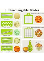 14/16pcs Multifunctional Vegetable Slicer Food Grade