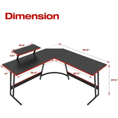 L-Shaped Gaming Desk