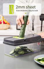 14/16pcs Multifunctional Vegetable Slicer Food Grade