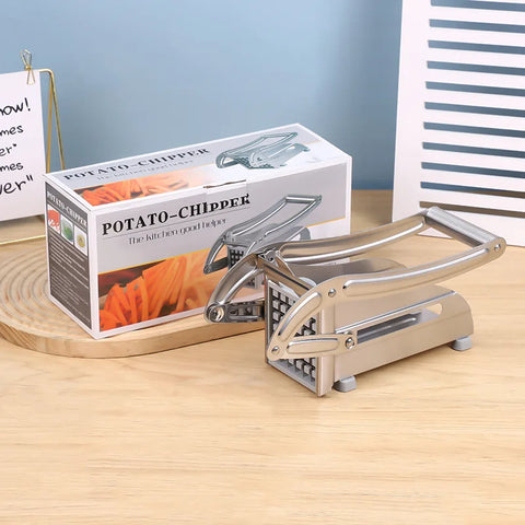 Multifunction Potato Cutter Stainless Steel Cut Fast Cutting With 2 Blades